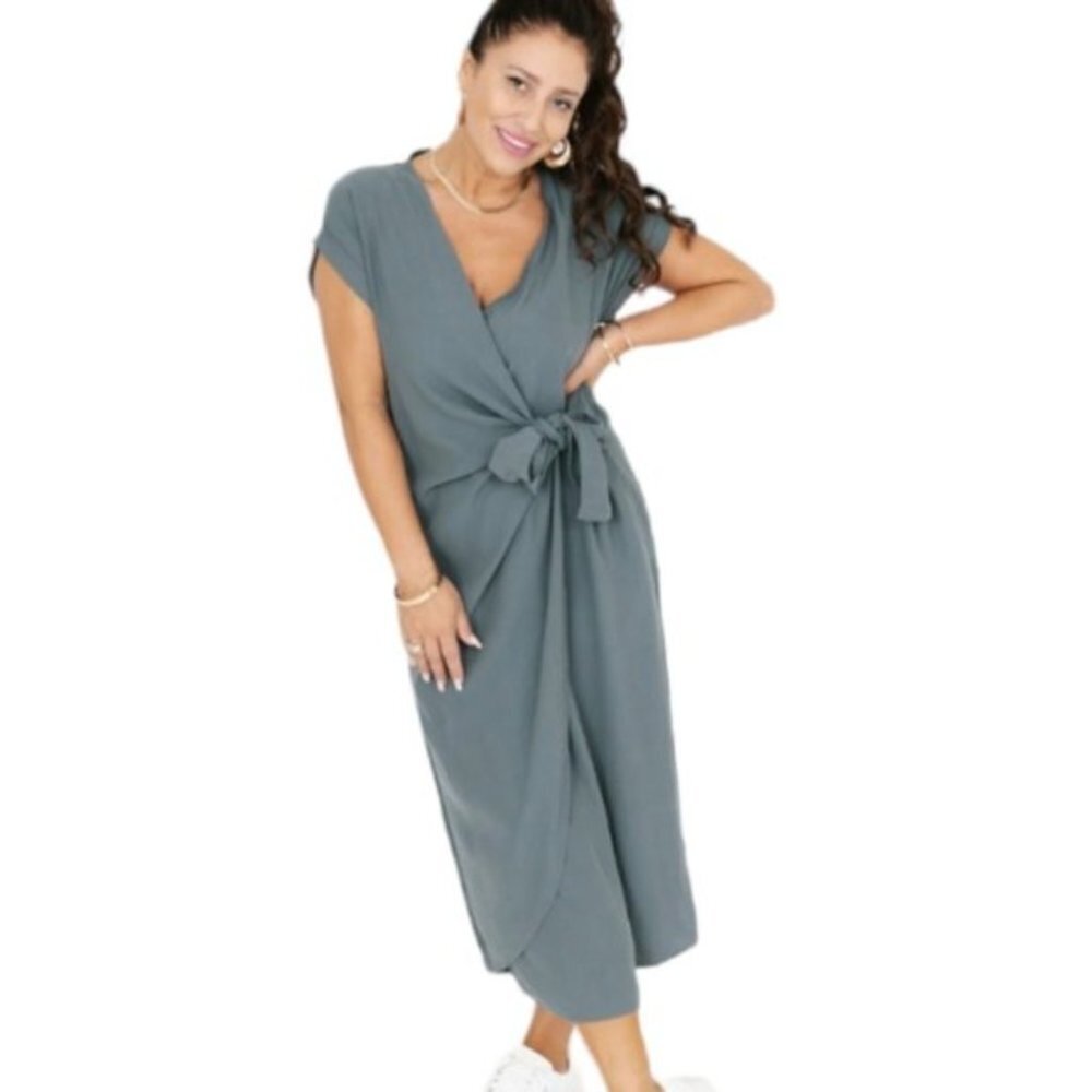 Smash + Tess Reese Midi Wrap Dress - Picture 1 of 7